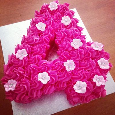 "Designer Pink Rosette cake NMC08 -4kgs (Bangalore Exclusives) - Click here to View more details about this Product